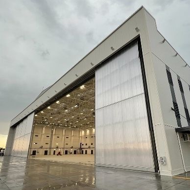 Sliding industrial door - Moreschi Chiusure Industriali S.r.l. - metal / acoustic / high
