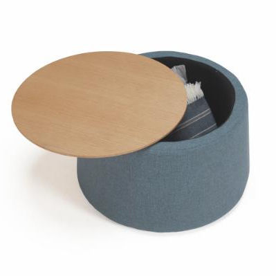 Contemporary coffee table - INNOVATION LIVING - oak / oak base / fabric base