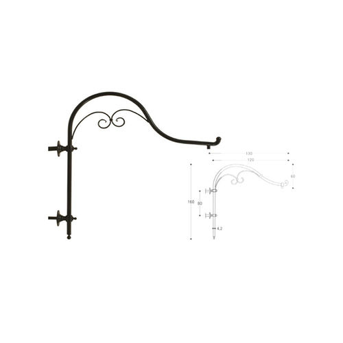 Cast iron street light bracket - MP008 - irollo