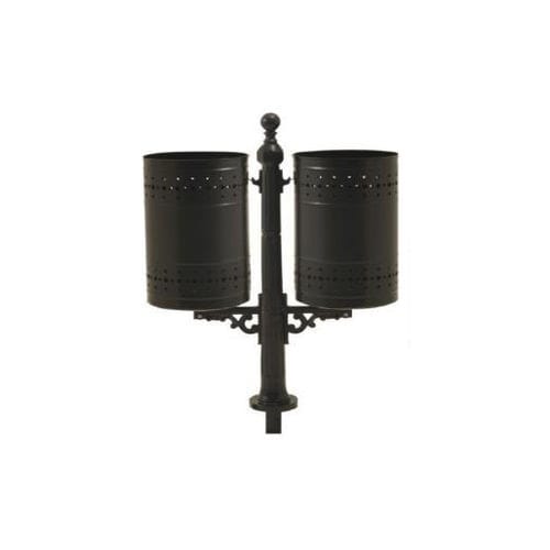 Cast iron waste paper basket - CS016 - irollo - galvanized iron