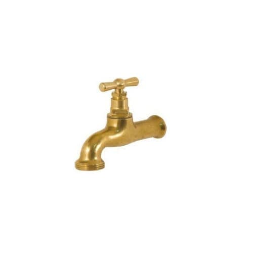 Drinking fountain single tap - R006 - irollo - wall-mounted / brass / outdoor