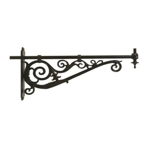 Cast iron lamp post arm - MB007 - irollo - hot-dip galvanised steel