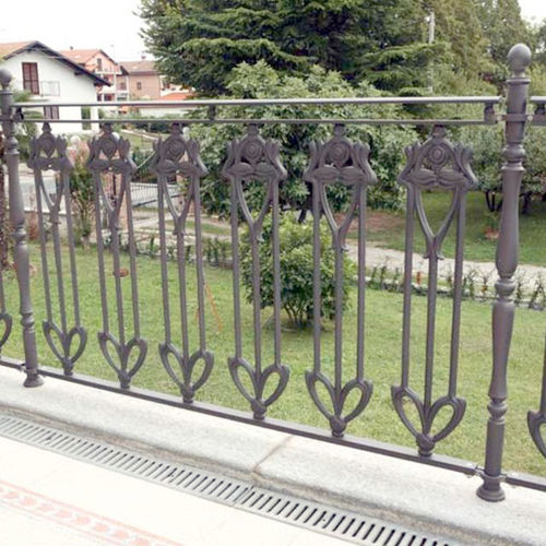 Cast iron balustrade - ER005 - irollo - outdoor / for patio / for stair