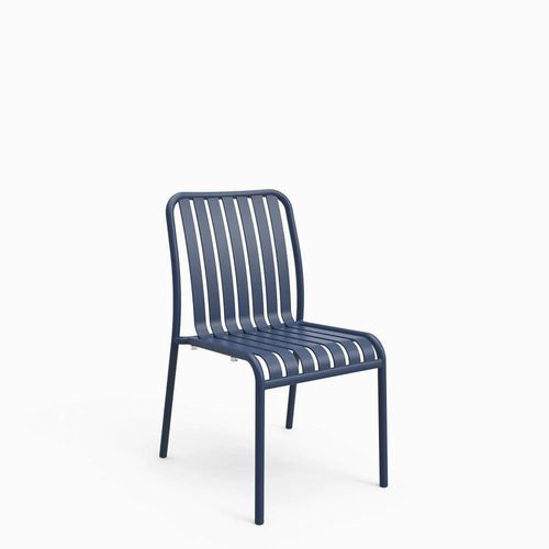 Contemporary garden chair - Brighton - Zaneti - outdoor / aluminum / aluminum base