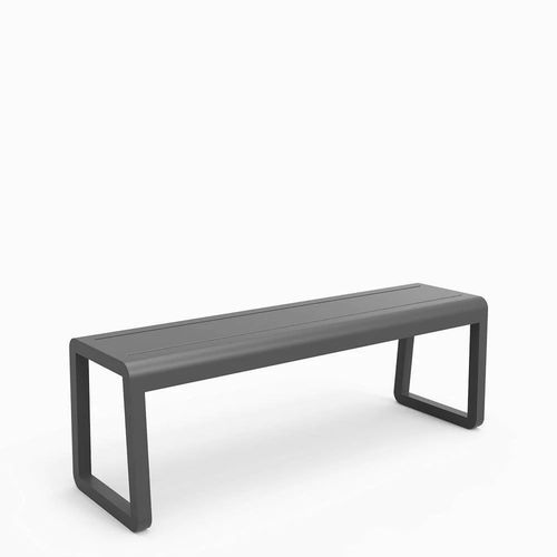 Contemporary garden bench - Elite - Zaneti - aluminium / without backrest / without armrests