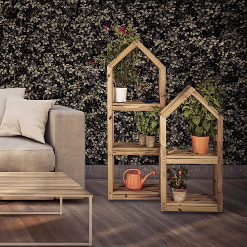 Contemporary shelf - Campanile - Hortalia - pine / for urban areas / garden