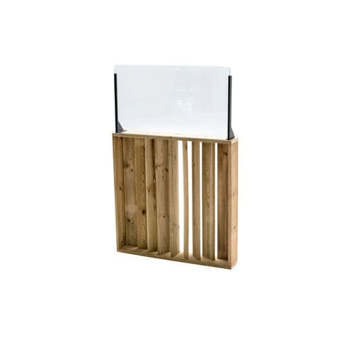 Wooden room divider BA75PH40 Hortalia for restaurant / for hotel
