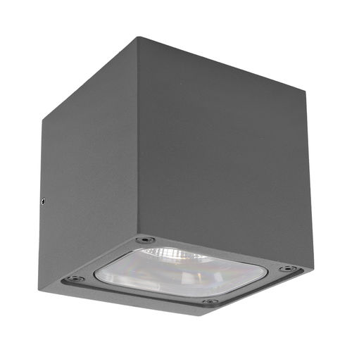 Contemporary wall light - GHANA 12 - Hofflights - outdoor / aluminum / cube-shaped