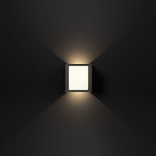 Contemporary wall light - OSLO - Hofflights - outdoor / aluminum / glass