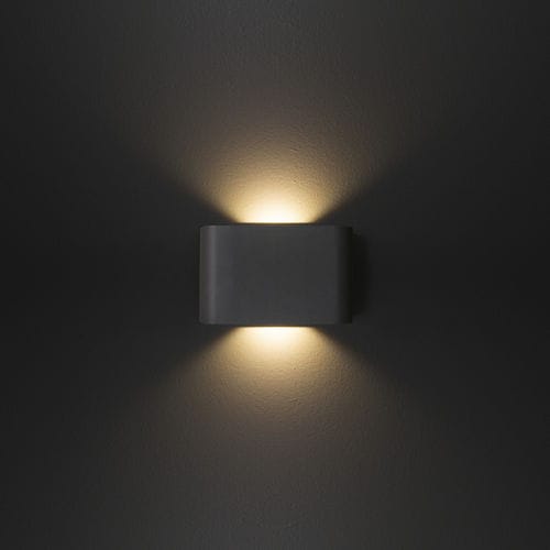 Contemporary wall light - KYOTO - Hofflights - outdoor / aluminum / glass