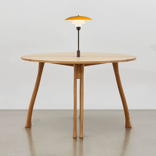 Contemporary table - PH Axe - ToneArt Interior - laminate / oak base / round