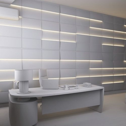 Cover panel - 0073  - EFFET MARBELA LTD - for interior / high-resistance / fire-retardant