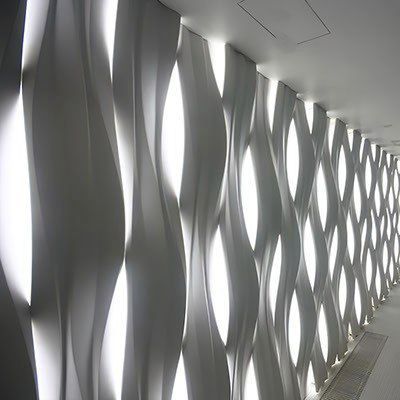 Cover panel - 0018  - EFFET MARBELA LTD - for interior / high-resistance / fire-retardant