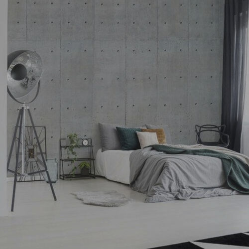 Concrete look wall covering - ANDOWALL - Concrete Design - interior / exterior / acrylic fabric