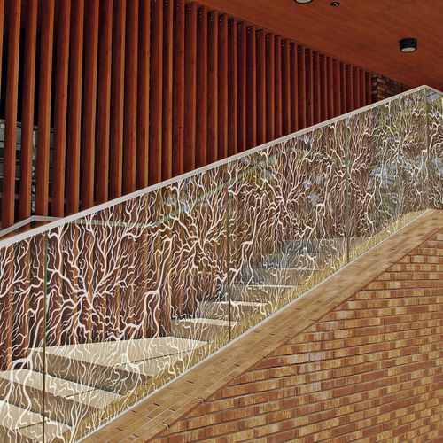 Glass railing - TD - Transparent Design SRL - with panels / outdoor / indoor