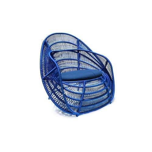 Contemporary chair - ANAHÍ  - Sergio J. Matos - indoor / rope / stainless steel base