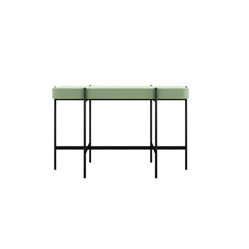 Free-standing desk - Caillou - LIU JO Living - contemporary / walnut / lacquered MDF