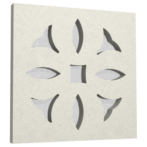 Decorative ventilation grill - EDG-08 - Eleni Decor - polystyrene / square / exterior