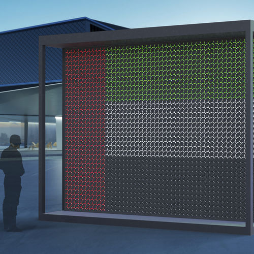 Contemporary clock - THE FLAG - The Moving Mechanics Company AG - floor-standing / analog / for public space