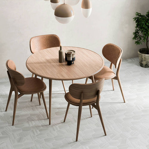 Porcelain hexagonal tile - SAMOA  - MAYOLICA - matte / pearly finish / indoor