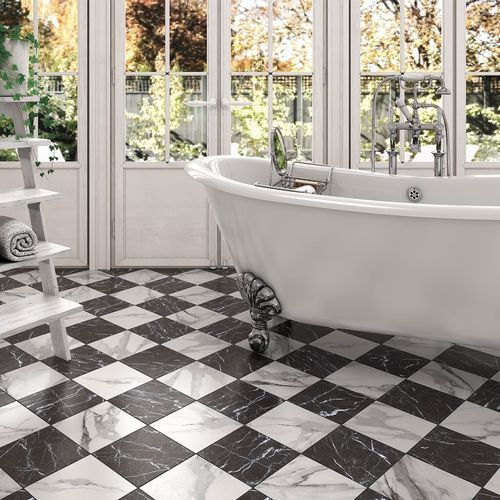 Porcelain tile - MARQUINA - MAYOLICA - glazed ceramic / matte / high-gloss