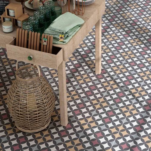 Porcelain tile - SANTIAGO - MAYOLICA - matte / indoor / living room