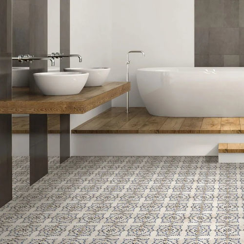 Porcelain stoneware tile - CARIBBEAN - CERAMICA RIBESALBES - matte / indoor / bathroom