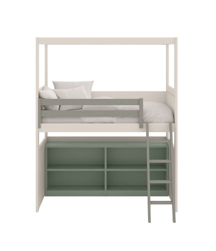 Recessed bookcase - Muba Design - contemporary / lacquered wood / custom-made