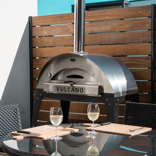 Home pizza oven - VÉSUVE - Vulcano France - wood-burning / charcoal / free-standing