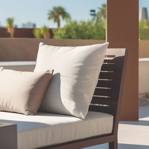 Outdoor cushion - Conva - square / plain / commercial