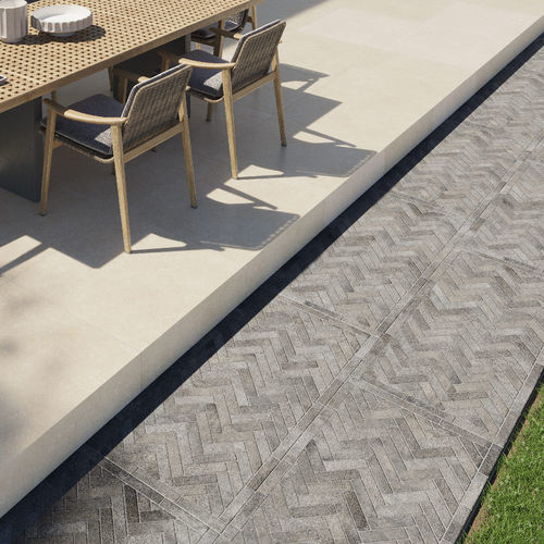 Ceramic tile - ESS. RLV. BRICK - Prissmacer - matte / outdoor / garden