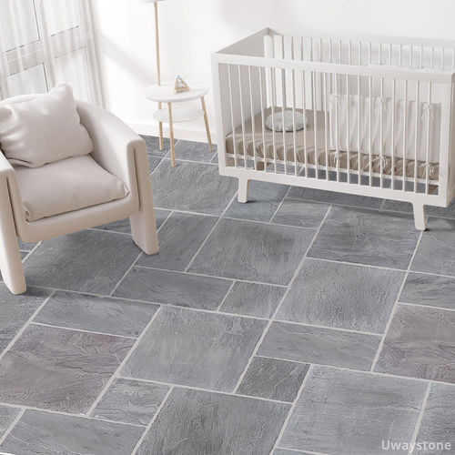 Sandstone tile - KANDLA - Uway Stone India Pvt Ltd - matte / antique / indoor