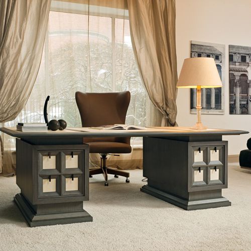 Free-standing desk - M1463 - ANNIBALE COLOMBO - contemporary / cherrywood / straight