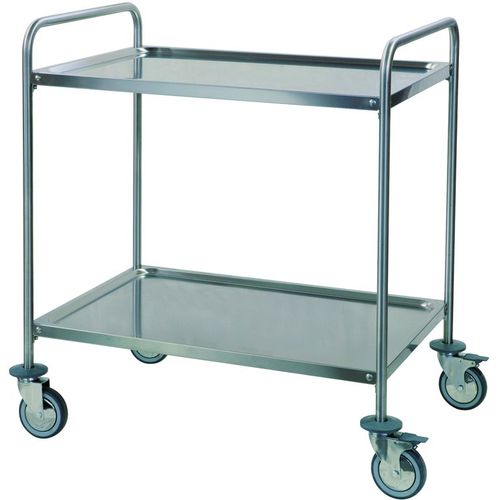 Food tray trolley - CS962 - QUATRO S.R.L. - for commercial kitchen / stainless steel