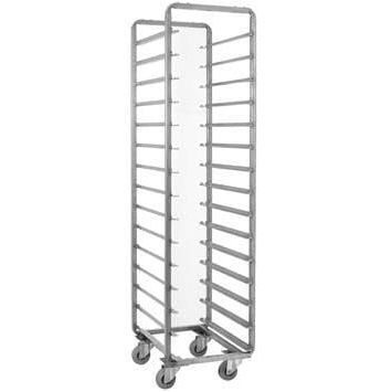 Food tray trolley - AGMA ARREDO INOX PROFESSIONALE SRL A SOCIO UNICO - for commercial kitchen / stainless steel