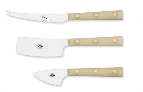 Cheese knife with PMMA handle - 42 Series - COLTELLERIE BERTI - with stainless steel blade