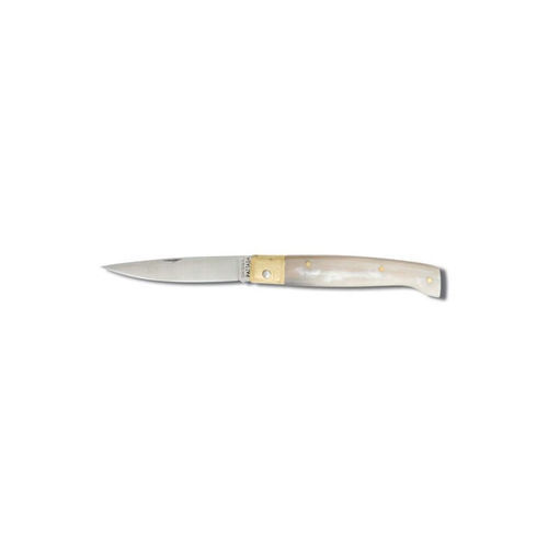 Pocket knife with horn handle - 5307 Series - COLTELLERIE BERTI - with steel blade