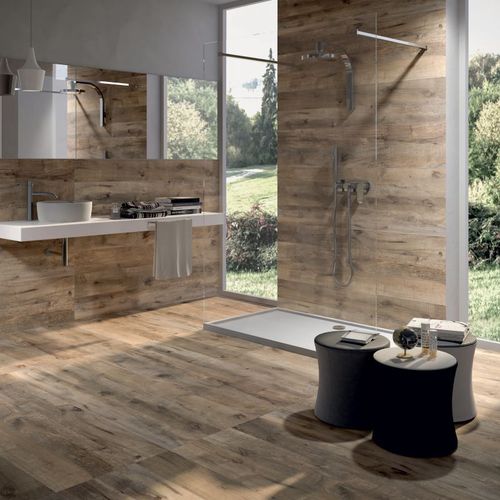 Porcelain stoneware tile - DAKOTA - FLAVIKER Contemporary Eco Ceramics - matte / structure / indoor