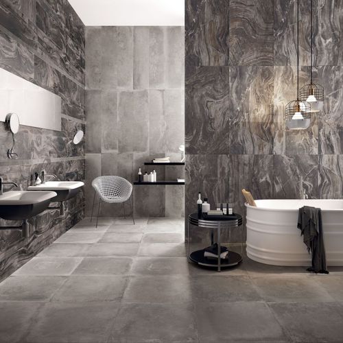 Porcelain stoneware tile - SUPREME CLASSIC - FLAVIKER Contemporary Eco Ceramics - polished / natural finish / indoor