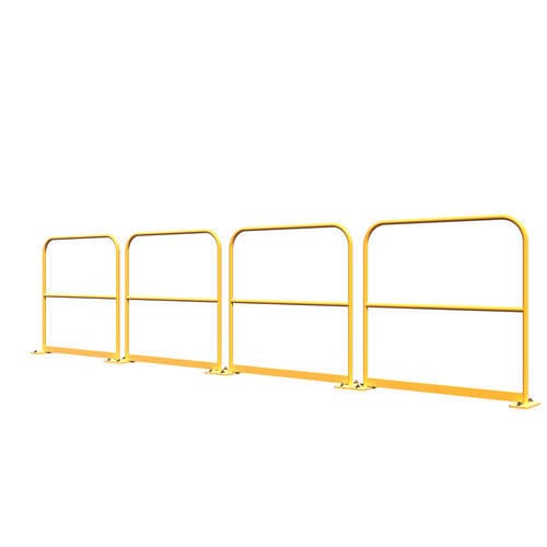 Galvanised steel railing - INSA-33 - Insametal - with bars / outdoor / for public space