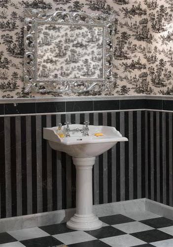 Marble tile - BOISERIE ROMANTICA - ANTIQUAREX - polished / indoor / bathroom