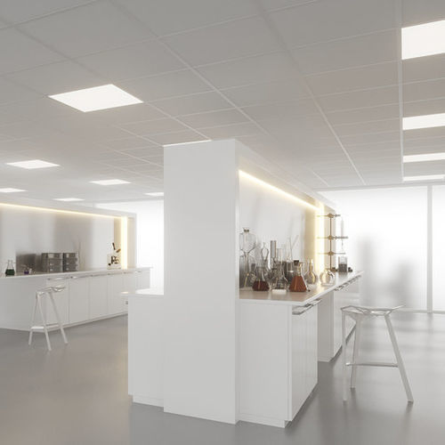 Mineral fiber suspended ceiling - HYGENA  - Knauf Ceiling Solutions - tile / indoor / acoustic