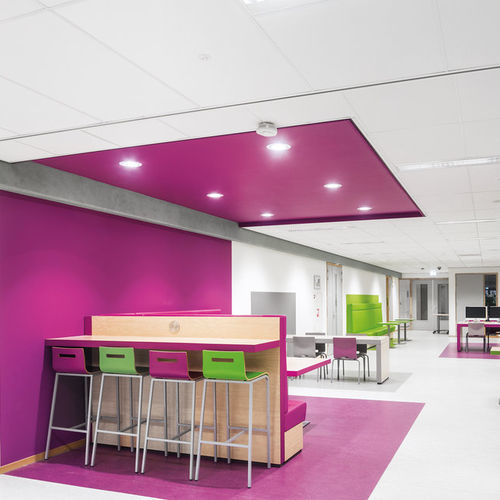 Mineral fiber suspended ceiling - AMF THERMATEX - Knauf Ceiling Solutions - tile / for office / for conference rooms