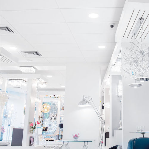 Mineral fiber suspended ceiling - AMF THERMATEX Thermofon - Knauf Ceiling Solutions - tile / indoor / acoustic