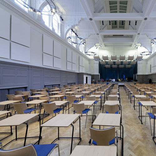 Wall-mounted sound-absorbing panel - Knauf Ceiling Solutions - mineral wool / rectangular / square