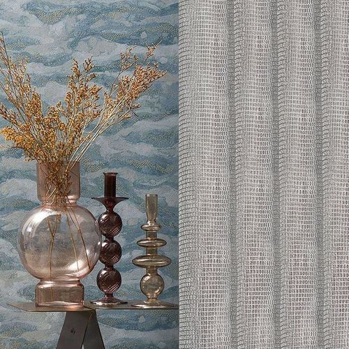 Plain sheer curtain fabric - MIAMI - DEGRAPE - linen / viscose / acrylic