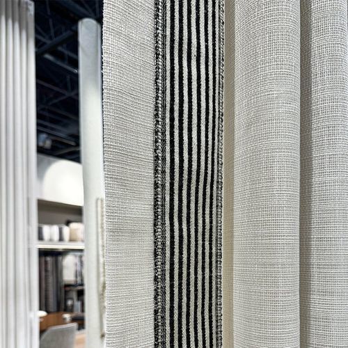 Upholstery fabric trim - LINE - DEGRAPE - striped / linen / polyester