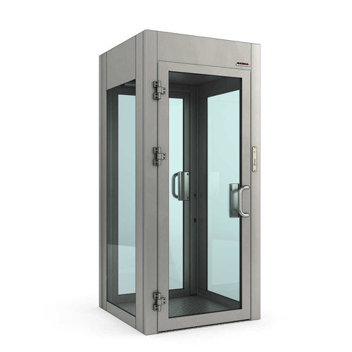 Access control security interlocking door - Chimera - Saima Sicurezza SpA - glazed