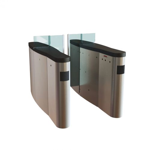 Access control speed gate - Pass 340 - Saima Sicurezza SpA - glass / security / steel