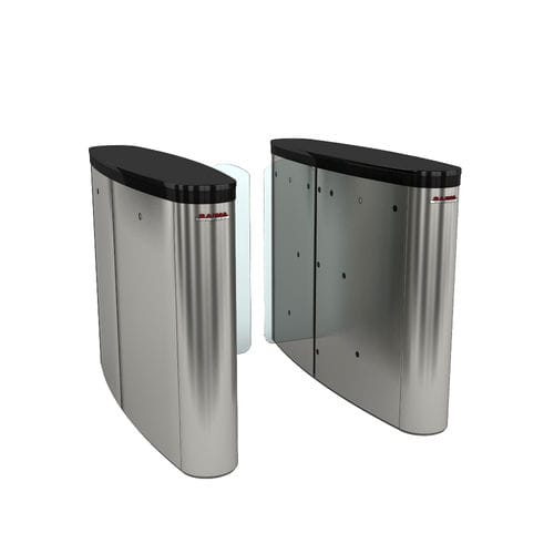 Access control speed gate - Pass 107 Light - Saima Sicurezza SpA - glass / steel